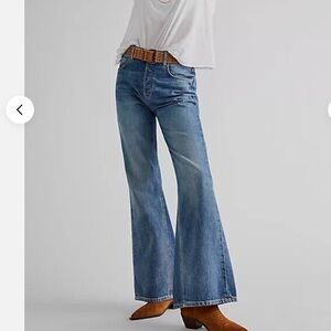 We The Free Blue Flare Jeans